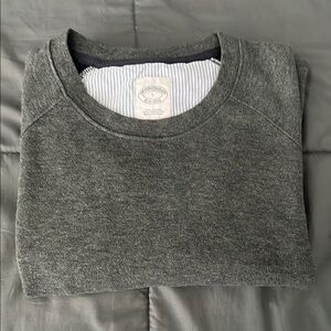 Brooks Brothers Gray Pique Pullover Size Large